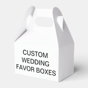 Gastgeschenk Hochzeiten für Personalisierte Gable- Geschenkschachtel