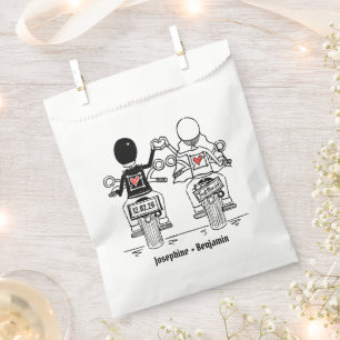 Gastgeschenk Hochzeiten für personalisierte Motorr Geschenktütchen