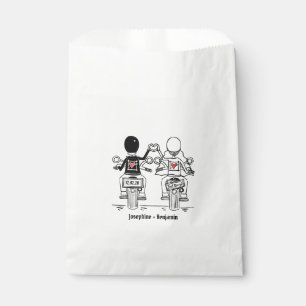 Gastgeschenk Hochzeiten für personalisierte Motorr Geschenktütchen
