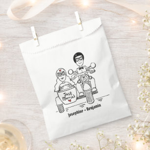 Gastgeschenk Hochzeiten für personalisierte Motorr Geschenktütchen