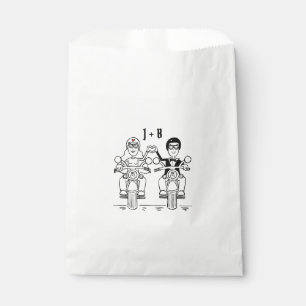 Gastgeschenk Hochzeiten für personalisierte Motorr Geschenktütchen