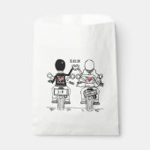 Gastgeschenk Hochzeiten für personalisierte Motorr Geschenktütchen (Vorderseite)