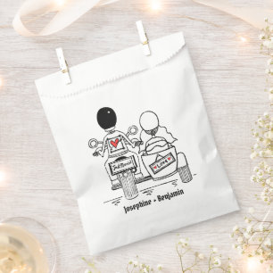 Gastgeschenk Hochzeiten für personalisierte Motorr Geschenktütchen