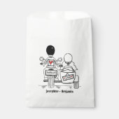 Gastgeschenk Hochzeiten für personalisierte Motorr Geschenktütchen (Vorderseite)
