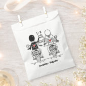 Gastgeschenk Hochzeiten für personalisierte Motorr Geschenktütchen (Ausgeschnitten)