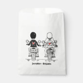 Gastgeschenk Hochzeiten für personalisierte Motorr Geschenktütchen (Vorderseite)