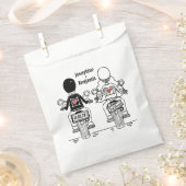 Gastgeschenk Hochzeiten für personalisierte Motorr Geschenktütchen (Ausgeschnitten)