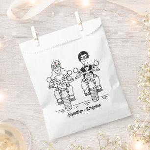 Gastgeschenk Hochzeiten für personalisierte Motorr Geschenktütchen