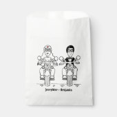 Gastgeschenk Hochzeiten für personalisierte Motorr Geschenktütchen (Vorderseite)