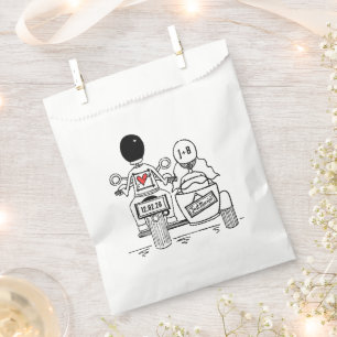 Gastgeschenk Hochzeiten für personalisierte Motorr Geschenktütchen