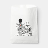 Gastgeschenk Hochzeiten für personalisierte Motorr Geschenktütchen (Vorderseite)