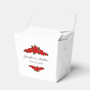 Gastgeschenk Hochzeiten mit Rote Rosen entfernen Geschenkschachtel