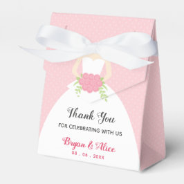 Gastgeschenk Hochzeiten (rosa Bridal Gown) Geschenkschachtel