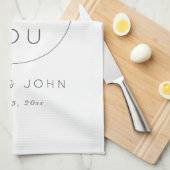 Gastgeschenk Hochzeits-heißes RosaHydrangea Geschirrtuch (Viertel Falte)