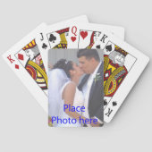 GASTGESCHENK HOCHZEITS-SPIELKARTE-SCHABLONE SPIELKARTEN (Rückseite)