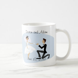 Gastgeschenk Hochzeits-Tasse Kaffeetasse
