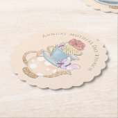 Gastgeschenk Kasten Napkins zum Muttertagstee Untersetzer (angewinkelt)