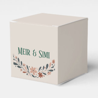 Gastgeschenk mit grünem Blumenkohl Geschenkschachtel