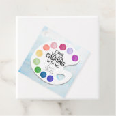 Gastgeschenk Paint Palette Art Geschenkanhänger (Beispiel)