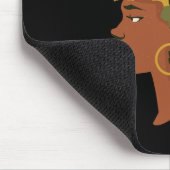 Gastgeschenk Pan African Decor Afro Amer Mousepad (Ecke)