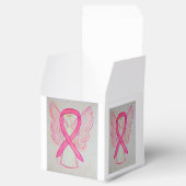 Gastgeschenk "Rosa Awareness Ribbon Angel" Geschenkschachtel (Geöffnet)