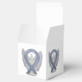 Gastgeschenk "Silver Awareness Ribbon Angel" Geschenkschachtel (Geöffnet)
