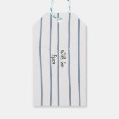 Gastgeschenk-Tag Geschenkanhänger (Rückseite)