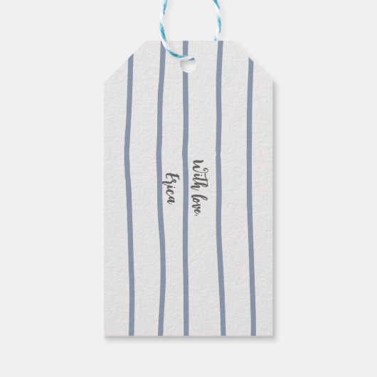 Gastgeschenk-Tag Geschenkanhänger (Rückseite)