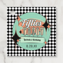 Gastgeschenk-Tags des 50er Jahrhunderts Geschenkanhänger