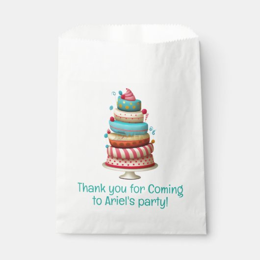 Gastgeschenk-Taschen für Mädchen Geschenktütchen (Vorderseite)