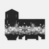 Gastgeschenk "White and Black Bokeh" Geschenkschachtel (Ungefaltet)