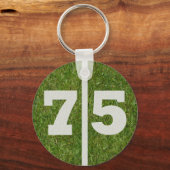 Gastgeschenk zum 75. Geburtstag Schlüsselanhänger (Vorderseite)