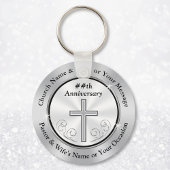 Gastgeschenke der Personalisierten Kirche in Silbe Schlüsselanhänger