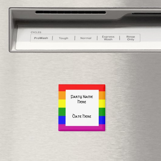 Gastgeschenke für benutzerdefinierte Regenbogenfar Magnet (In Situ (Geschirrspüler))