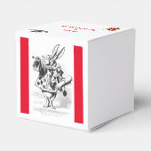 Gastgeschenke für die Alice im Wunderland Weißes K Geschenkschachtel (Rückseite)