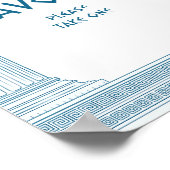 Gastgeschenke für griechisches Toga-Party Poster (Ecke)