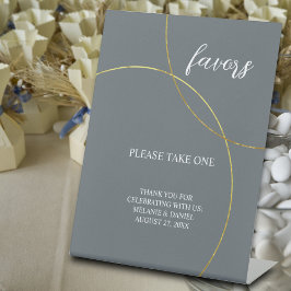 Gastgeschenke Hochzeit für Minimalistische Rings U Sockelschild