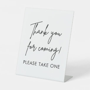 Gastgeschenke Hochzeiten Bitte nehmen Sie eine Sockelschild