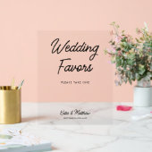 Gastgeschenke Hochzeiten Bitte nehmen Sie sich ein Acrylschild (Hochzeit)