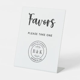 Gastgeschenke Hochzeiten der botanischen Floral Mo Sockelschild