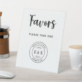 Gastgeschenke Hochzeiten der botanischen Floral Mo Sockelschild (In SItu)