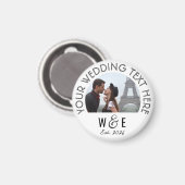 Gastgeschenke Hochzeiten für benutzerdefinierte Ar Magnet (Vorderseite/Rückseite)