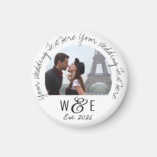 Gastgeschenke Hochzeiten für benutzerdefinierten g Magnet (Vorne)