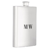 Gastgeschenke Hochzeiten für mit Monogramm benutze Flachmann (Rechts)