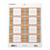Gastgeschenke Hochzeiten Jam Jar Labels verbreiten (Vorne)