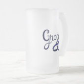 Gastgeschenke Hochzeiten Mattglas Bierglas (VorderseiteRechts)