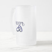 Gastgeschenke Hochzeiten Mattglas Bierglas (Vorderseite Links)