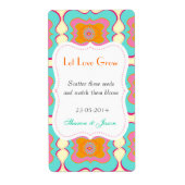 Gastgeschenke Hochzeiten Saatpacketiketten Lasse L (Vorne)