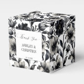 Gastgeschenke Hochzeiten Schwarz-Weiß-Süßigkeiten Geschenkschachtel (Vorderseite)