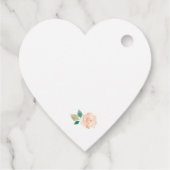 Gastgeschenke Hochzeiten-Tags | ROSE Geschenkanhänger (Rückseite)